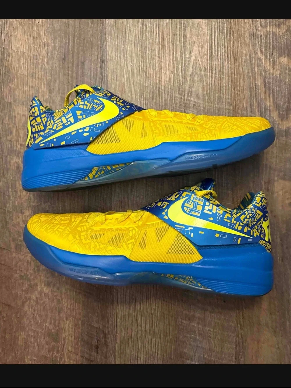 Nike Zoom KD 4 IV Scoring Title 2025 Yellow Blue Durant